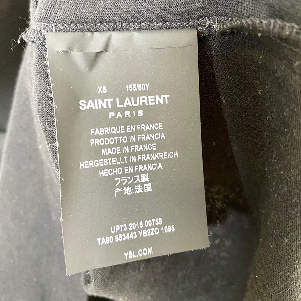 Authentic Saint Laurent ‘Free Bird Tour’ Tee - Picture 11 of 14